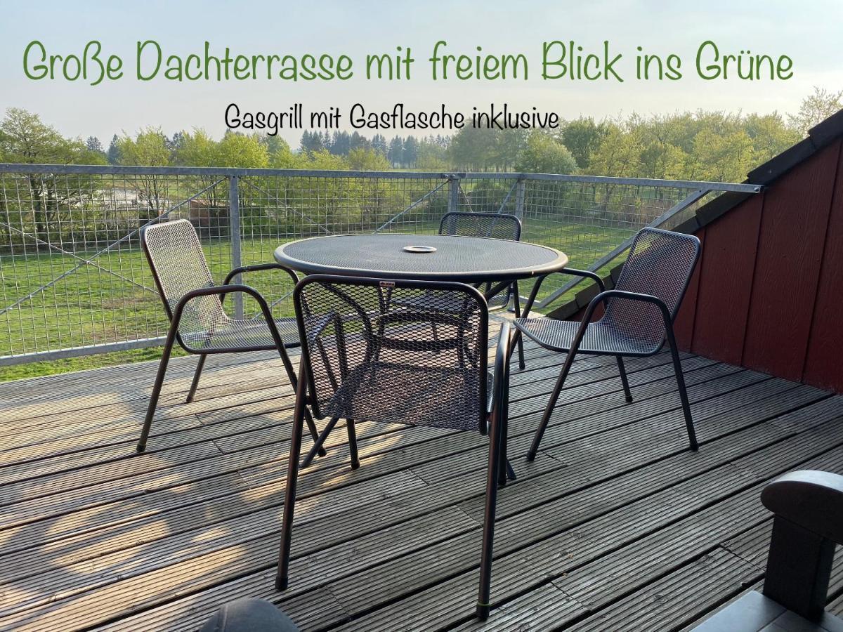 Studio - Grosses Wohn-Schlafzimmer - Dachterrasse - Kamin - Kuche - Hohes Venn - Monschau - Eifel - Hunde Willkommen Beim Hof Vierzehnender Zewnętrze zdjęcie